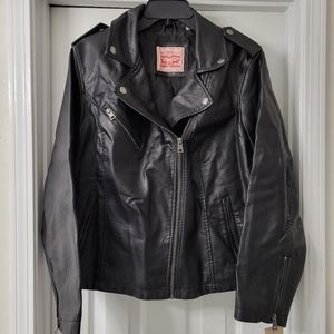 Levi's Women's Faux Leather Jacket, Size 1x